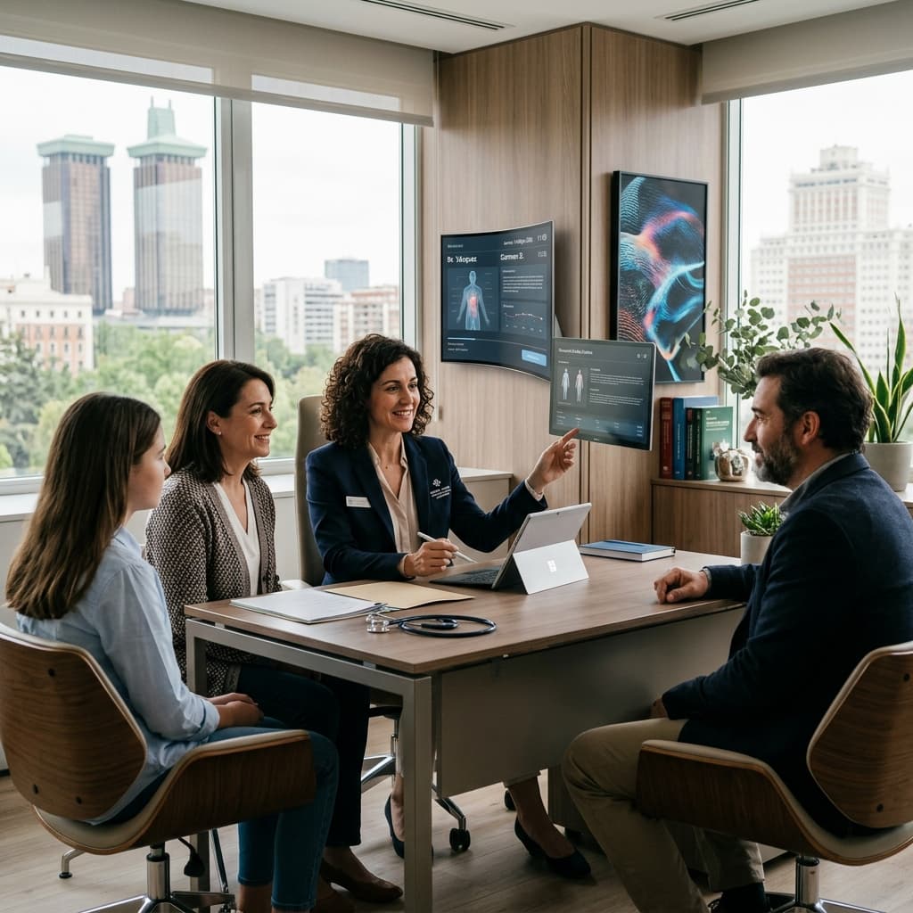 Consulta médica premium en Madrid