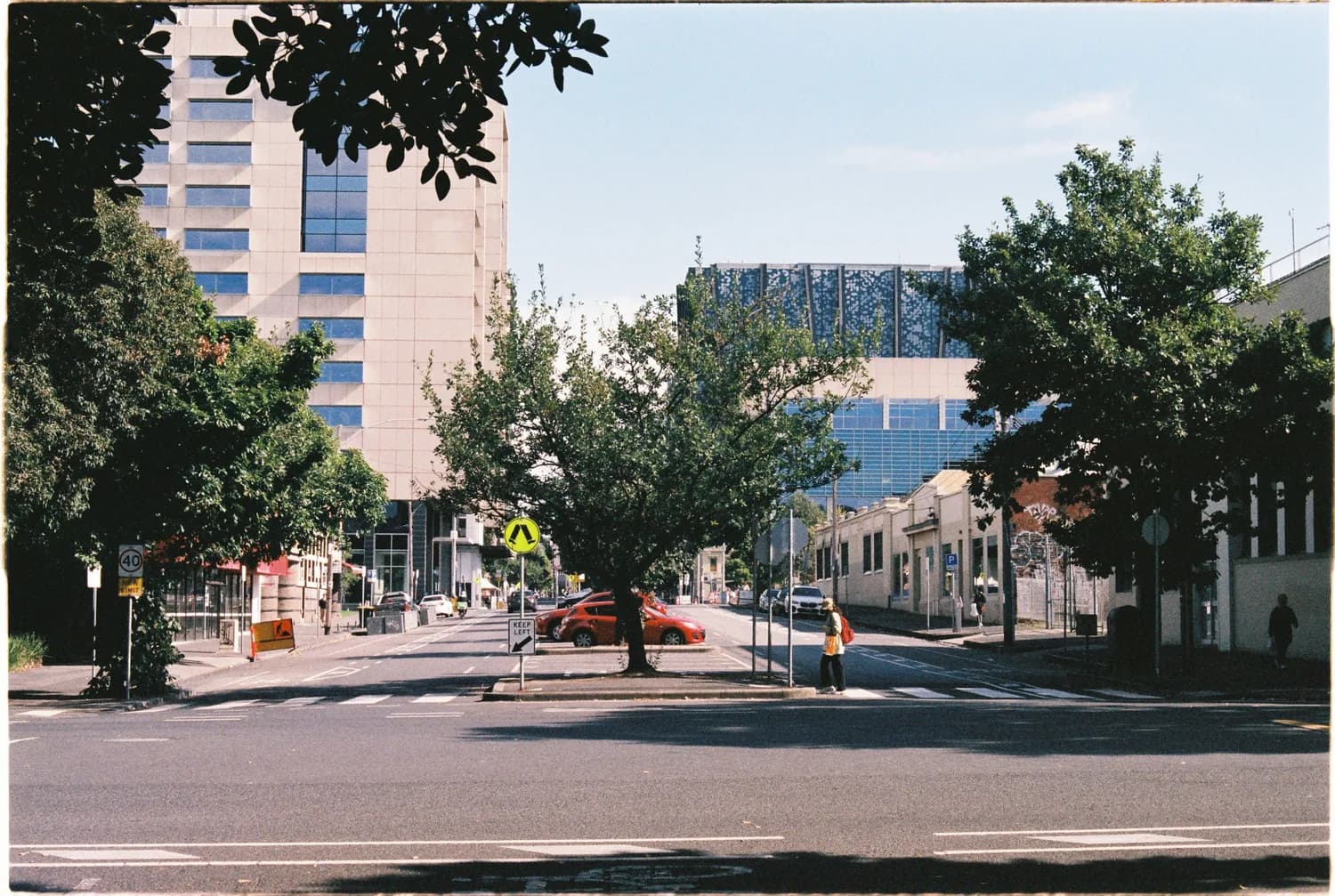 Escena urbana en Melbourne, Australia