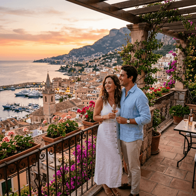 Viajera en destino monumental