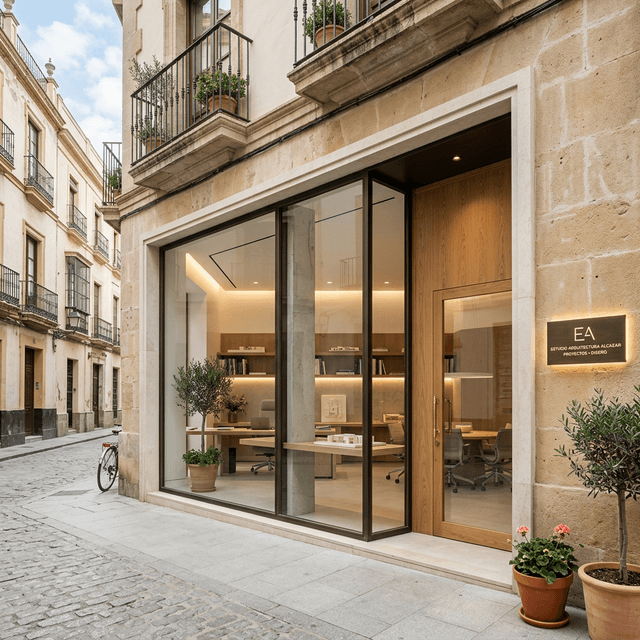 Local comercial moderno y protegido